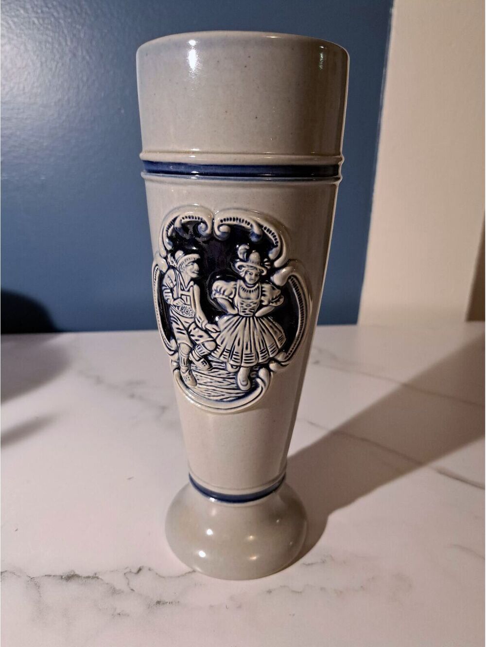 German Beer Mug/Stein/Glass Salt Glaze Pottery .5L